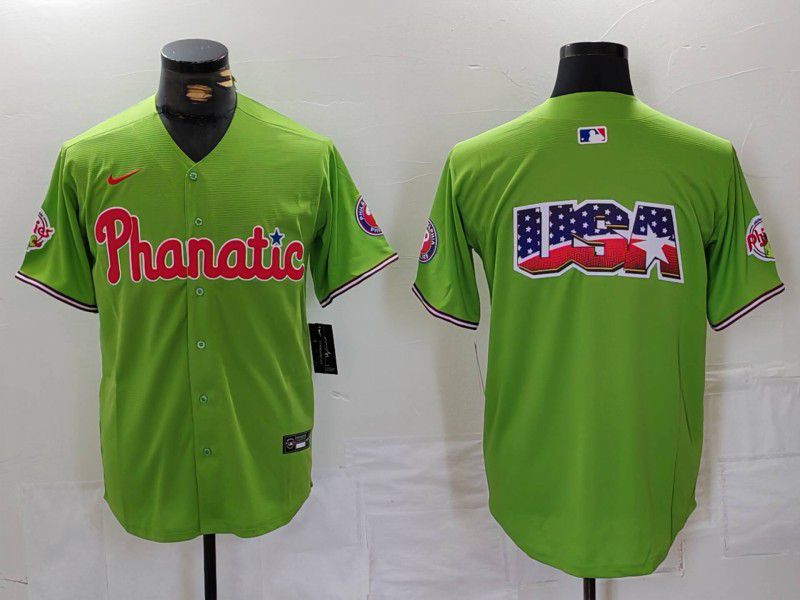 Men Philadelphia Phillies Blank Green Jointly 2024 Nike MLB Jersey style 8022->youth mlb jersey->Youth Jersey